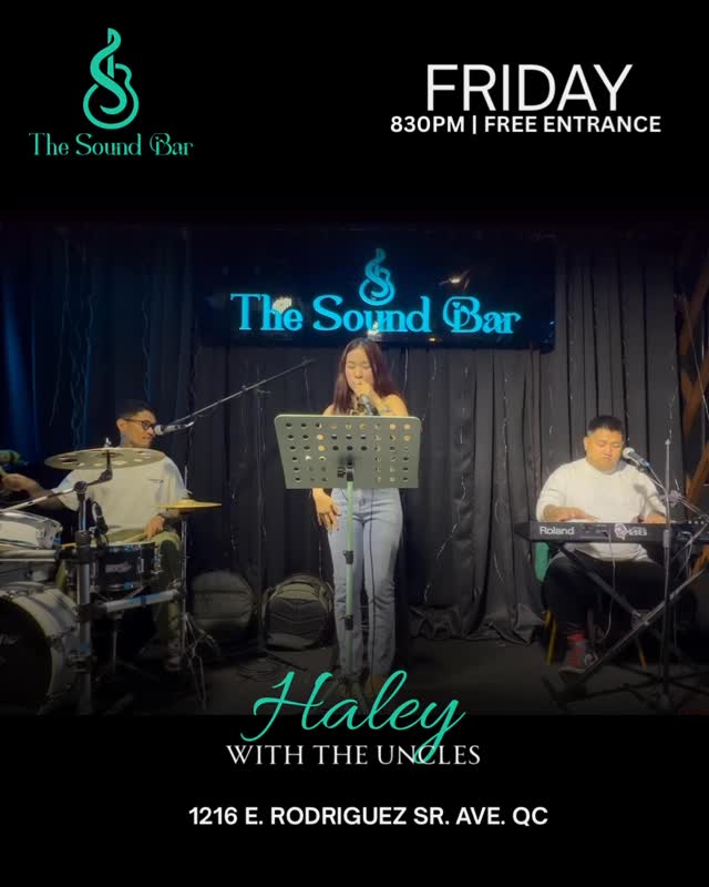 Haley with The Uncles performing Friday night